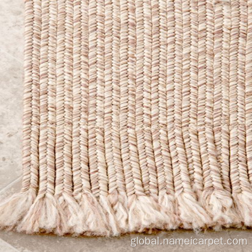 Indoor Outdoor Door Mats Indoor Outdoor carpets rugs with tassels Supplier